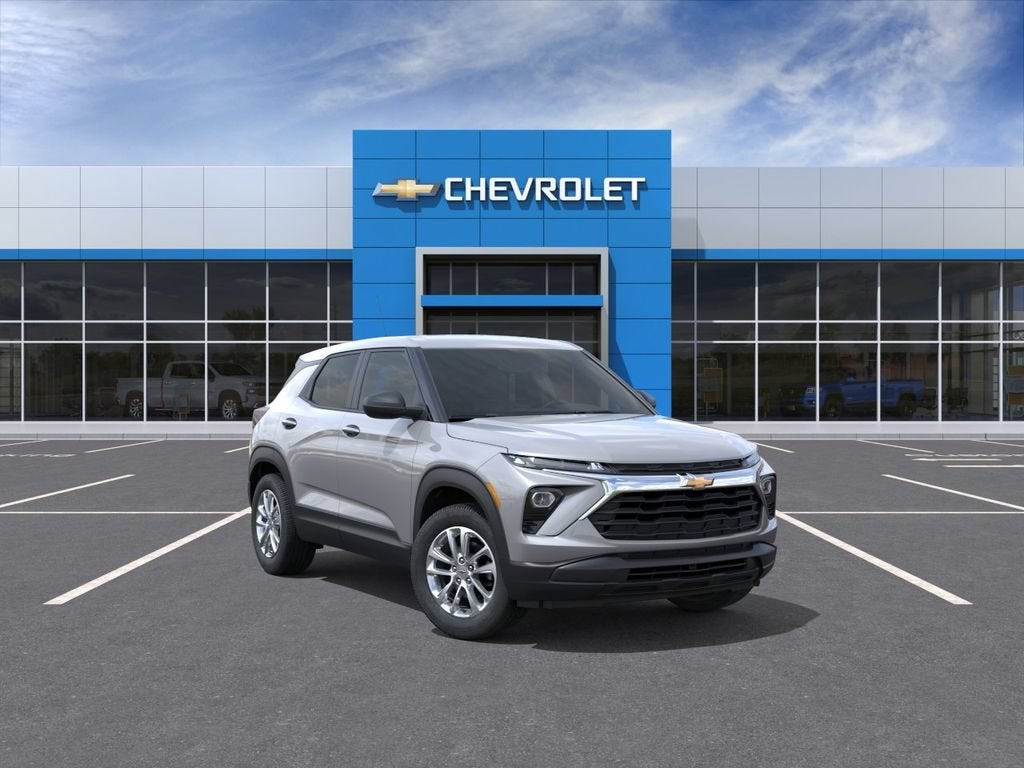 2026 Chevrolet Trailblazer LS in Sterling Gray Metallic — front three-quarter view